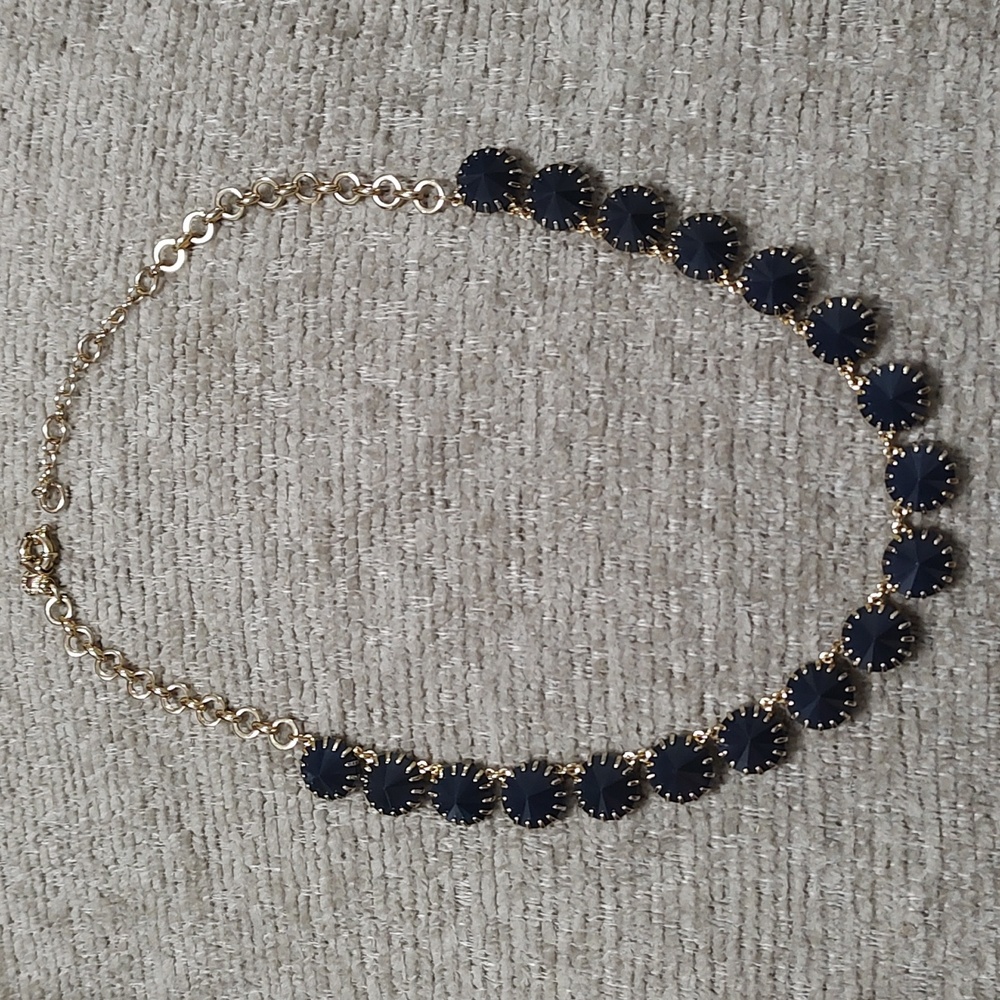J Crew Rivoli Rhinestone Venus Flytrap Necklace